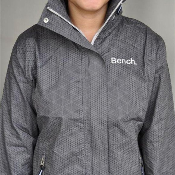 BENCH Grey and Pink Windbreaker - Picture 1 of 7